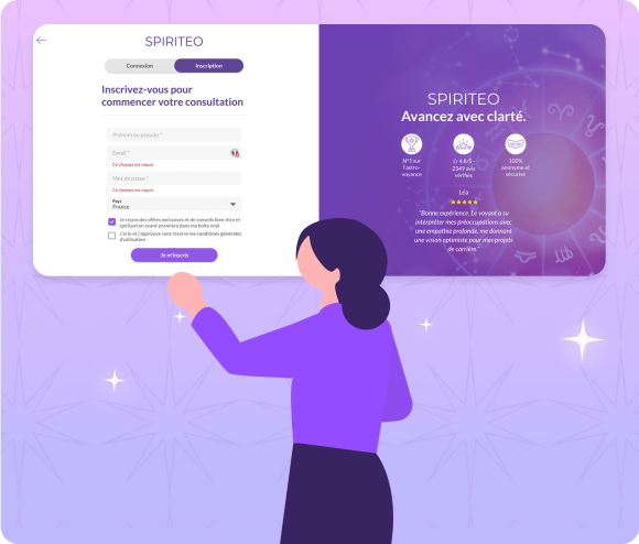 Étape 1 : Créer un compte Spiriteo